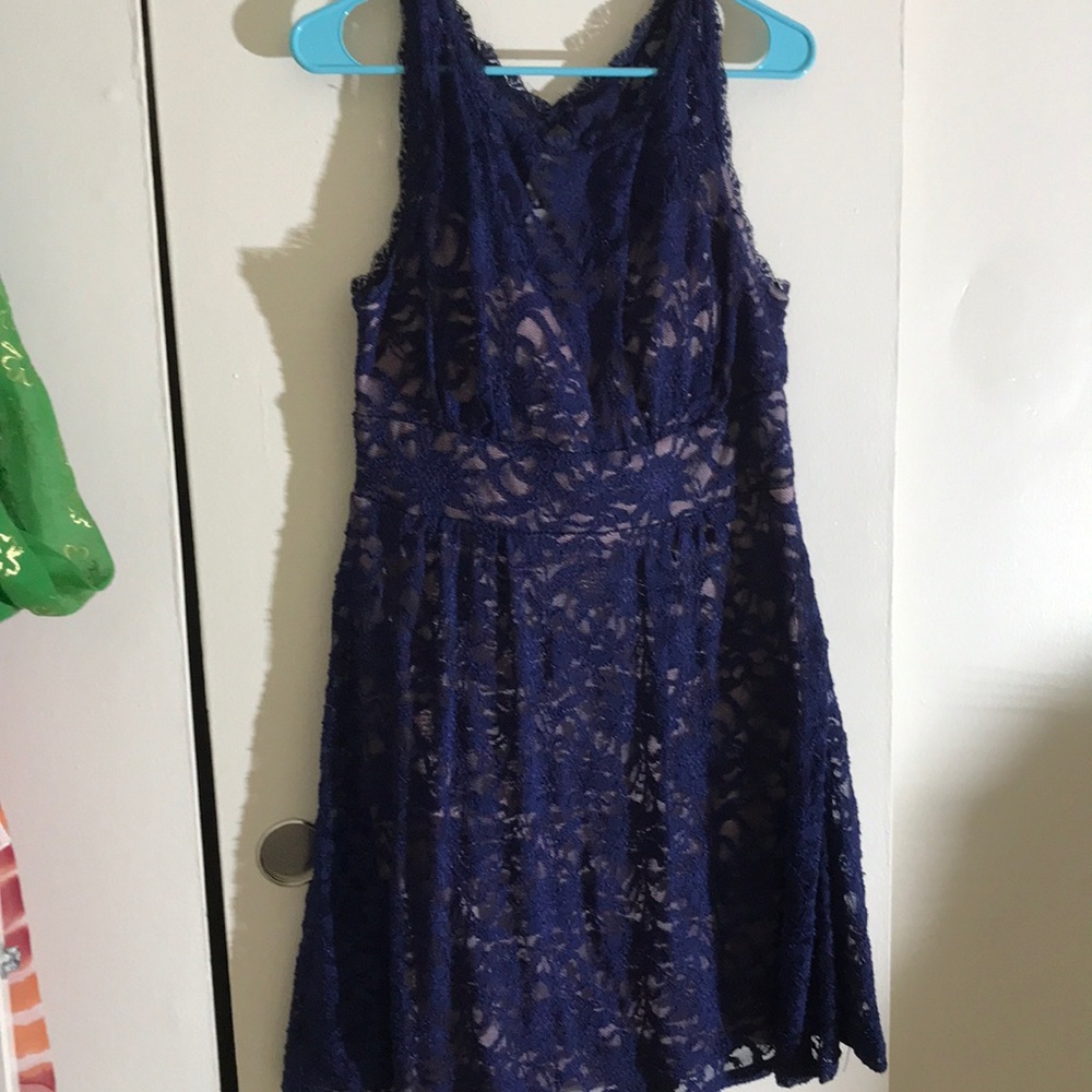 Blue Lace Dress